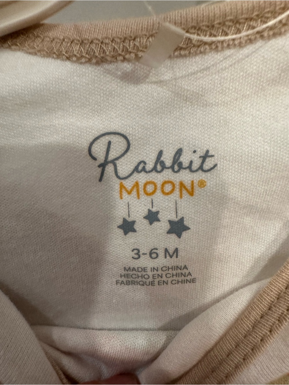 NWT Rabbit Moon Baby Boy 3-Piece Outfit Set 3-6 Months Knit Cardigan Safari Lion - Picture 5 of 6